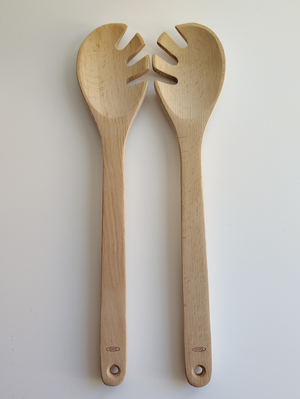OXO Beech Wood Salad Server Set - Natural Light Wood